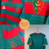 Maillot de foot MCA rouge et  vert